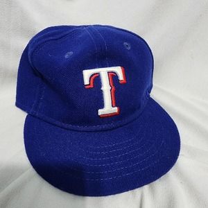 New Era 59Fifty Hat Texas Rangers Infant Size 6Hat Game Fitted Blue Cap MLB